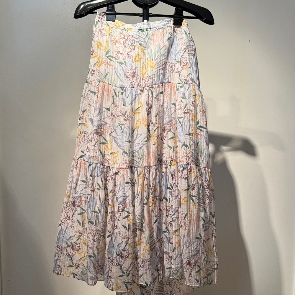 Make Floral Print flowy Women's Skirt